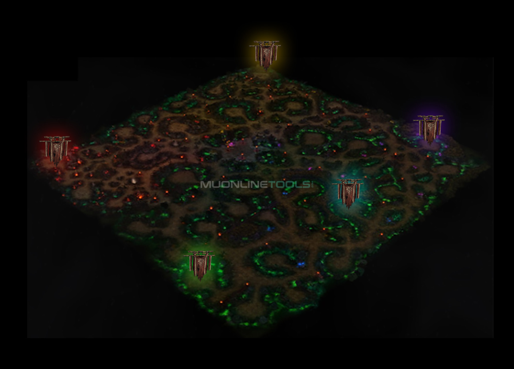 Swamp of Destruction Elite Zone Map